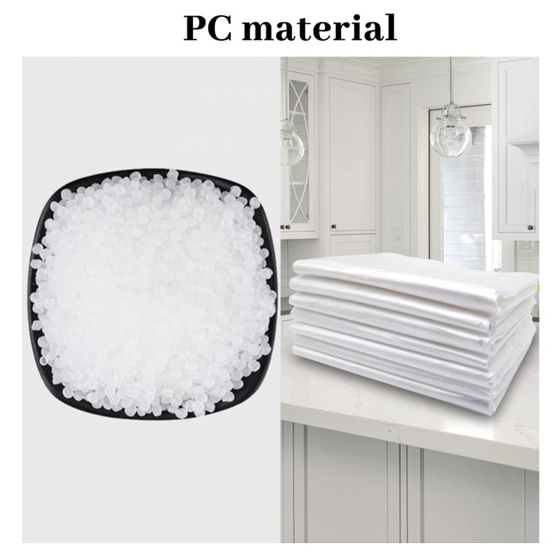 kathson 100 pcs Rabbit Cage Liners Disposable Large Plastic Mat Films for Bunny Guinea Pigs Chinchillas Rats Hamsters Hedgehogs and Other Small Animals 37"Ã—27" - Image 4